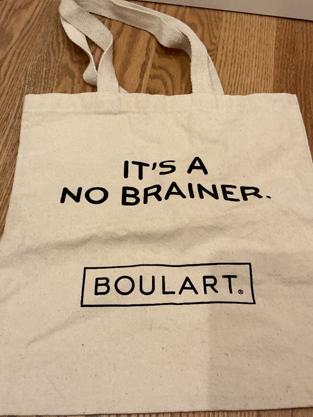 Boulart Canvas tote bag.Itโs a no brainer.